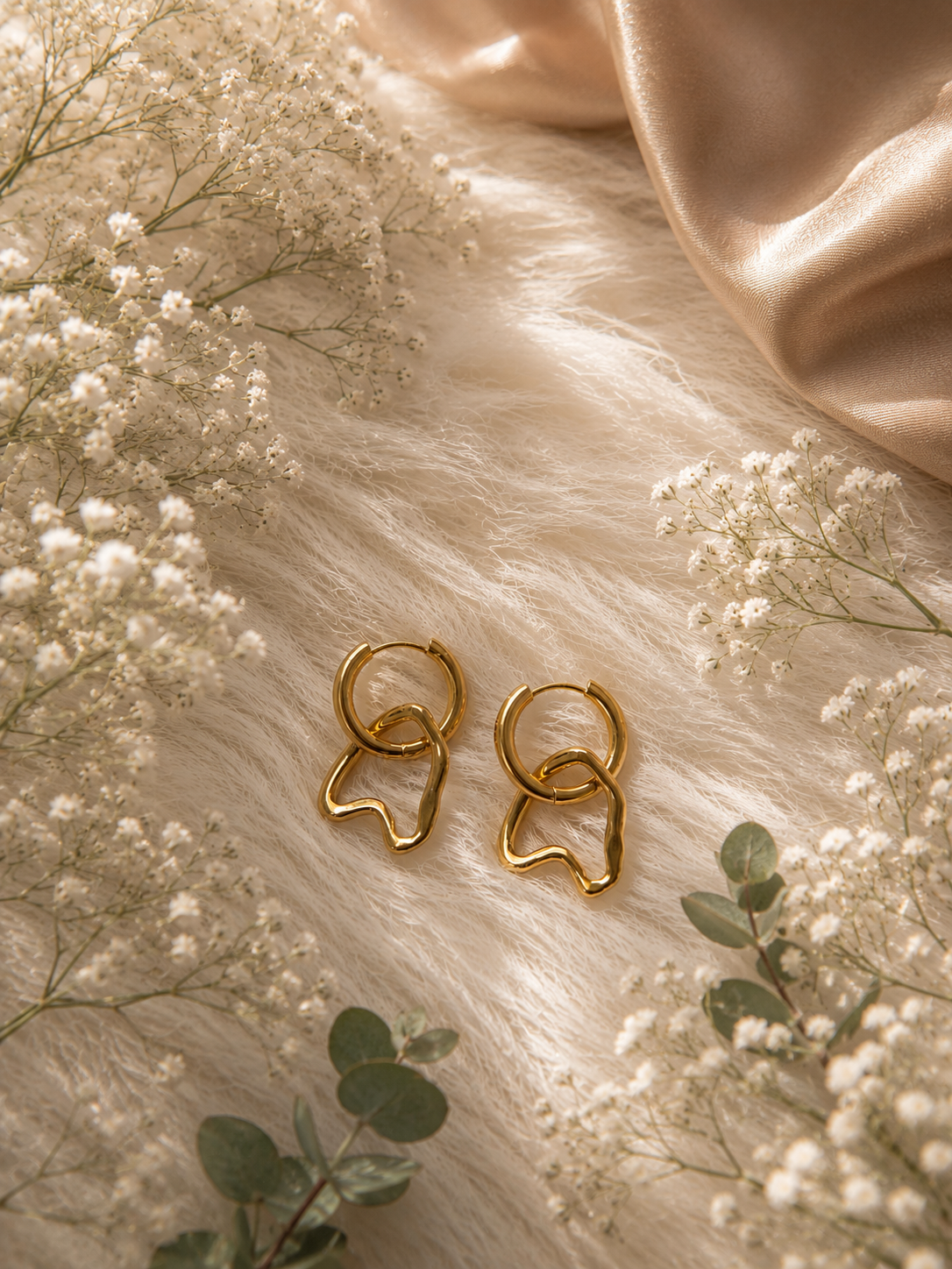 Freeform heart Hoops