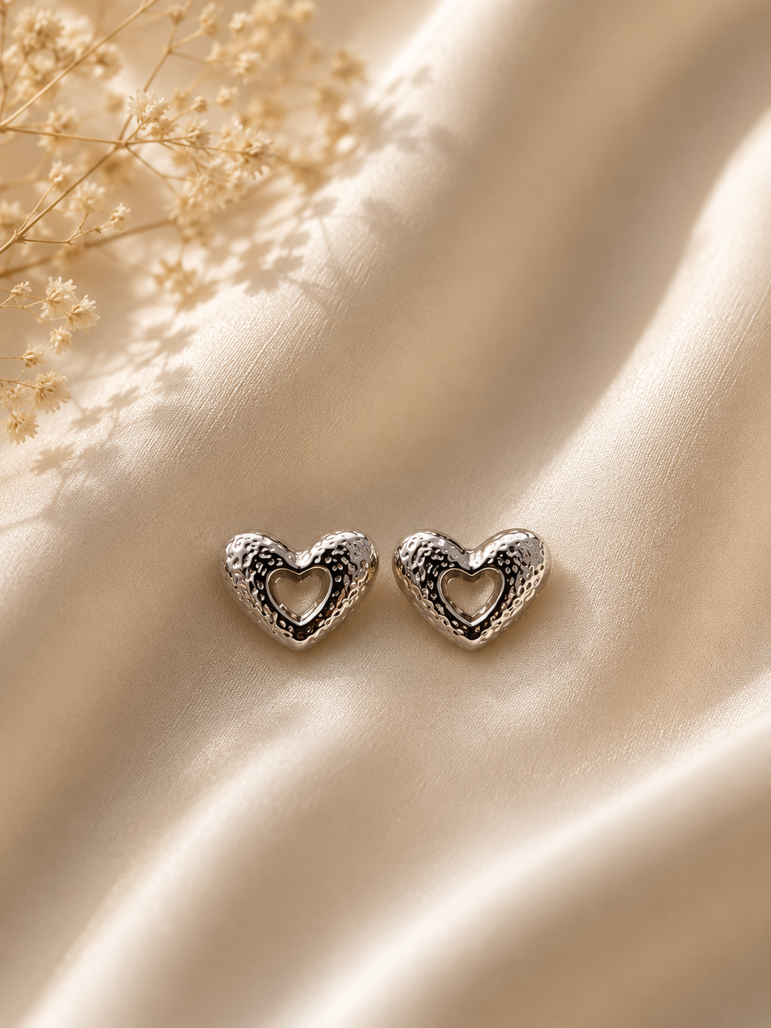 Heart Bloom Studs