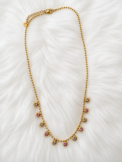 Blush Spark Necklace