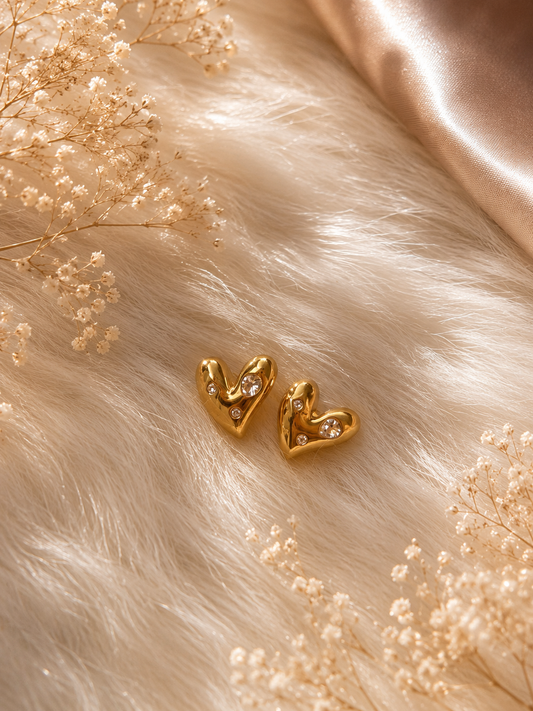 Twinkle Hearts studs