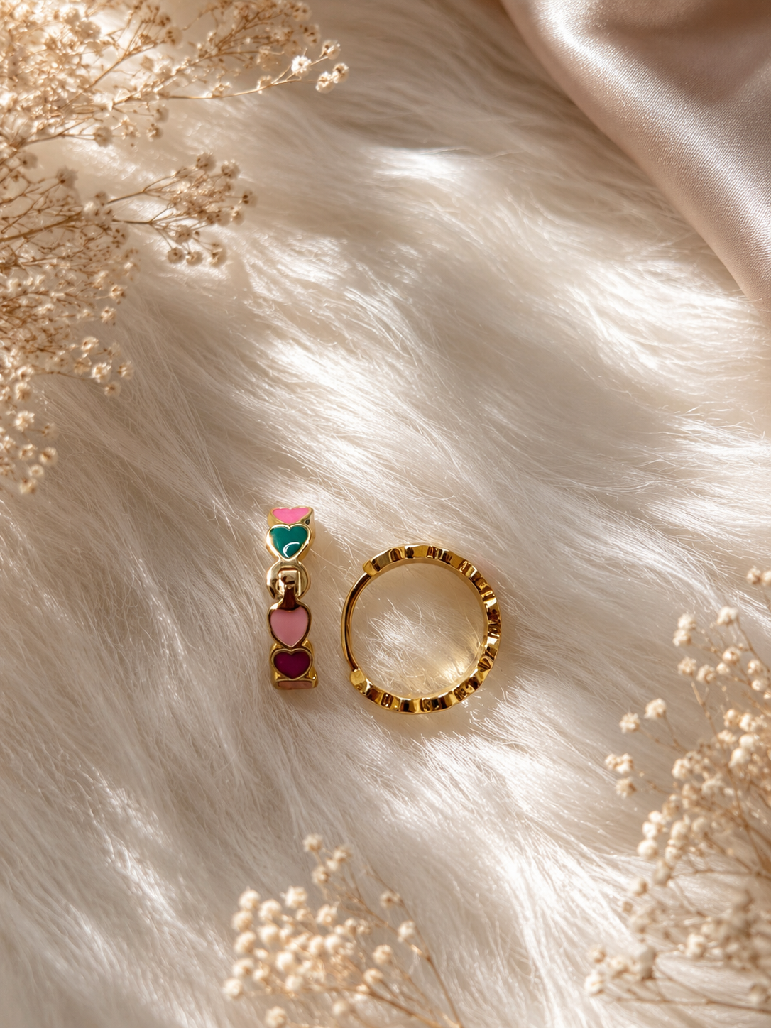 Candy Hearts Hoops